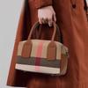 New Genuine Leather Bag for Women European and American Fashion Plaid Handbag for Women Cowhide Leather Crossbody Bag