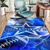 Dallas Cowboys Pattern Rug, Indoor/Outdoor Mat, for Picnic, Gameroom, Bedroom, Office, Living Room, Home Decor Carpet, Birthday Gift
