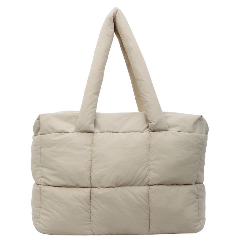 Новая модная подмышечная сумка на плечо, повседневная хлопковая сумка большой вместимости для одежды, женская портативная сумка-облако