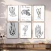 1pc Family Hands Art Abstract Canvas Poster Paper Print Home Bedroom Entrance Bar Cafe Art Painting Decoration