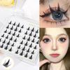 Press On Self Adhesive Cluster Lashes No Glue Needed Individual Eyelash  DIY Eyelash Extension