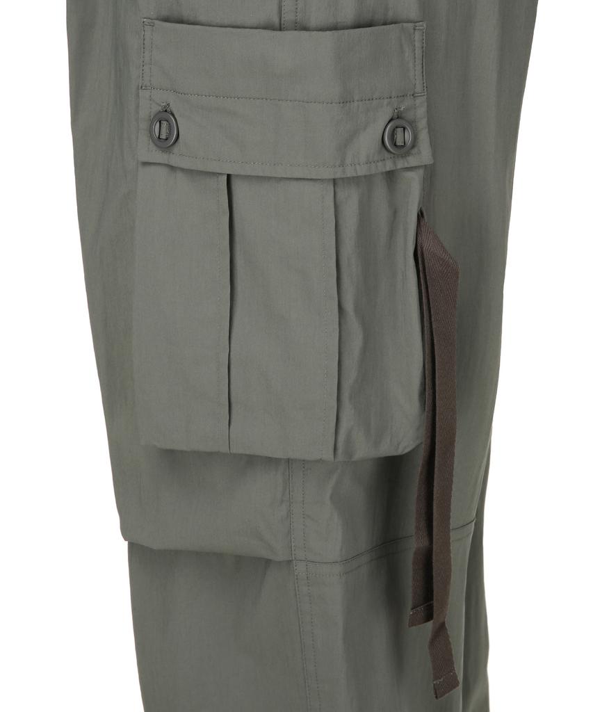 IL CORSO [Dry Cool] One-Pleat Cargo Parachute Pants Grayish Khaki Iepa5E008K5