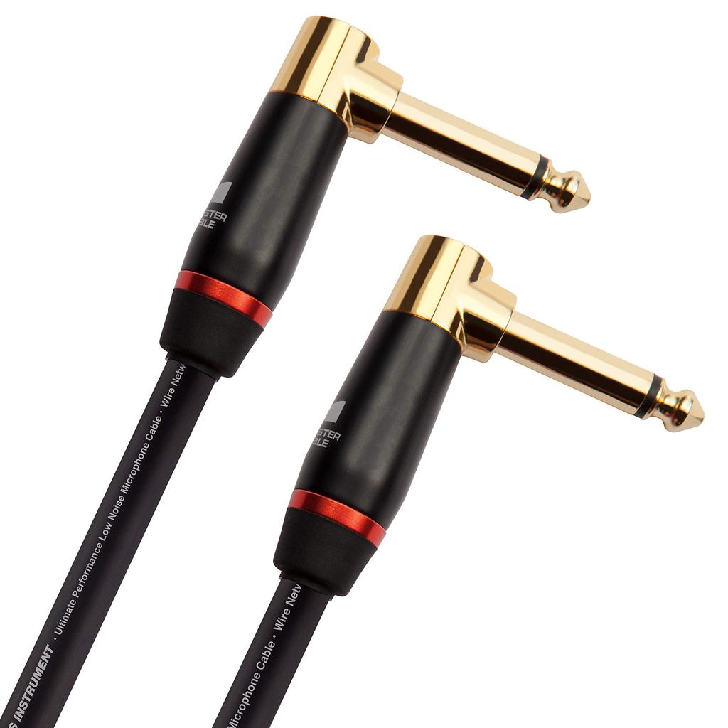 MONSTER CABLE BASS2-0.75DA 8-inch Instrument Cable for Bass Guitar, LXL Plug, M, 600544
