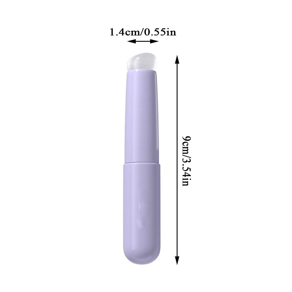 Cleaner Brush Upgrade Silicone Lip Angle Concealer Fingertip-Like Q Soft Lipstick Makeup, 1 шт., 02 Pink