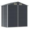 Garden Shed Anthracite 191 x 130 x 198 cm Galvanized Steel