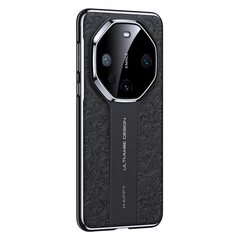 Подходит для чехла на мобильный телефон Huawei mate60pro, роскошный чехол с узором «Сянъюнь-дракон» для m40, полностью закрывающий, 50 секунд на смену, кожаный чехол rs для деловых мужчин