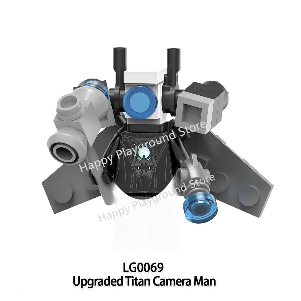 Скибиди Туалетный Человек Аниме Мультфильм Кубики Куклы Камерамен Спикермен ТВ Человек Мини Фигурки Действия Кубики Строительные Блоки