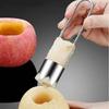 Портативный нержавеющий инструмент для удаления сердцевины из груш и яблок из нержавеющей стали марки 304, острый зубчатый резак, прочный ручной инструмент для овощей