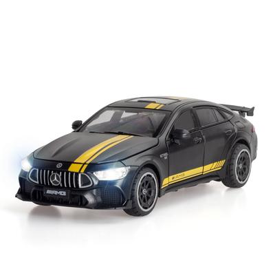 Масштаб 1/24 Benz AMG GT63, литая под давлением модель автомобиля, игрушечный автомобиль с откатным механизмом, звуком и светом для детей, коллекция подарков для мальчиков и девочек