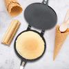 Honeycomb/Lattice Pattern Egg Roll Maker Aluminium Zinc Zinc Alloy Ice Cream Cone Pan Pancake Pot  Bakery