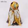 High-quality Luxurious Silk Scarves Headband Scarfs Neck Scarf For Women Chain Silk Scarf Women's Decorative Shawl