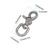 316 Stainless Steel Lobster Clasps Electroplated Zinc Zinc Alloy Swivel Clasps  Paracord Lanyard