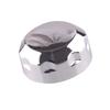 2Pcs Motorcycle Radio Switch Knob Trim Cover Cap Fit For Honda Goldwing GL1800 2001-2005 2006 2007 2008 2009 2010 2011 Silver