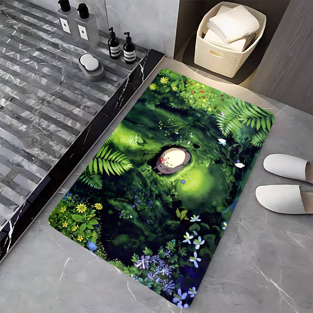 Т-Тонари Но Т-Тоторо Комнатные коврики Дешевле Противоскользящий Современный Коврик с принтом Приветственный коврик для гостиной балкона