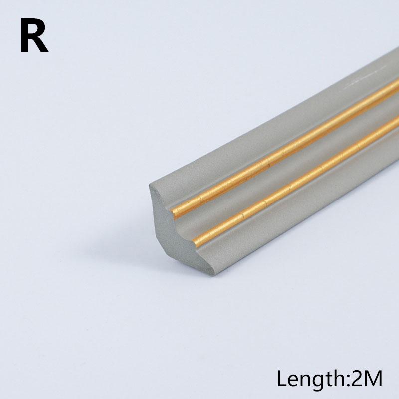 Новый NBR кромкооблицовочный самоклеящийся стикер на стену, украшение на потолок, верхний угол, мягкая линия