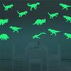 9Pcs/Set Glow In The Dark Luminous Dinosaurs Stickers Kids Room Wall Art Decoration