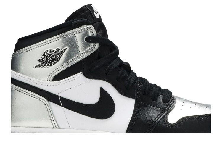 Jordan 1 Ретро Высокий Серебряный Носок (PS)
