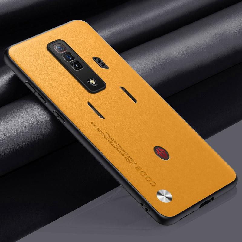 Роскошный чехол из искусственной кожи для ZTE Nubia Red Magic 7 7S 6 6S Pro, силиконовый чехол с полной защитой для телефона RedMagic 7 6 S Coque