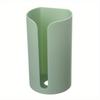 1pc Wall Mounted Nail-Free Plastic Garbage Bag Holder, Trash Bag Storage Box, Scouring Pad Container.