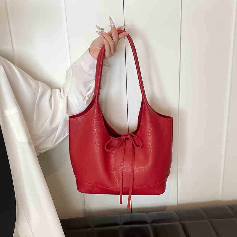 Простые однотонные большие сумки через плечо женские модные мягкие кожаные сумки для поездок на работу текстурированная женская сумка-тоут