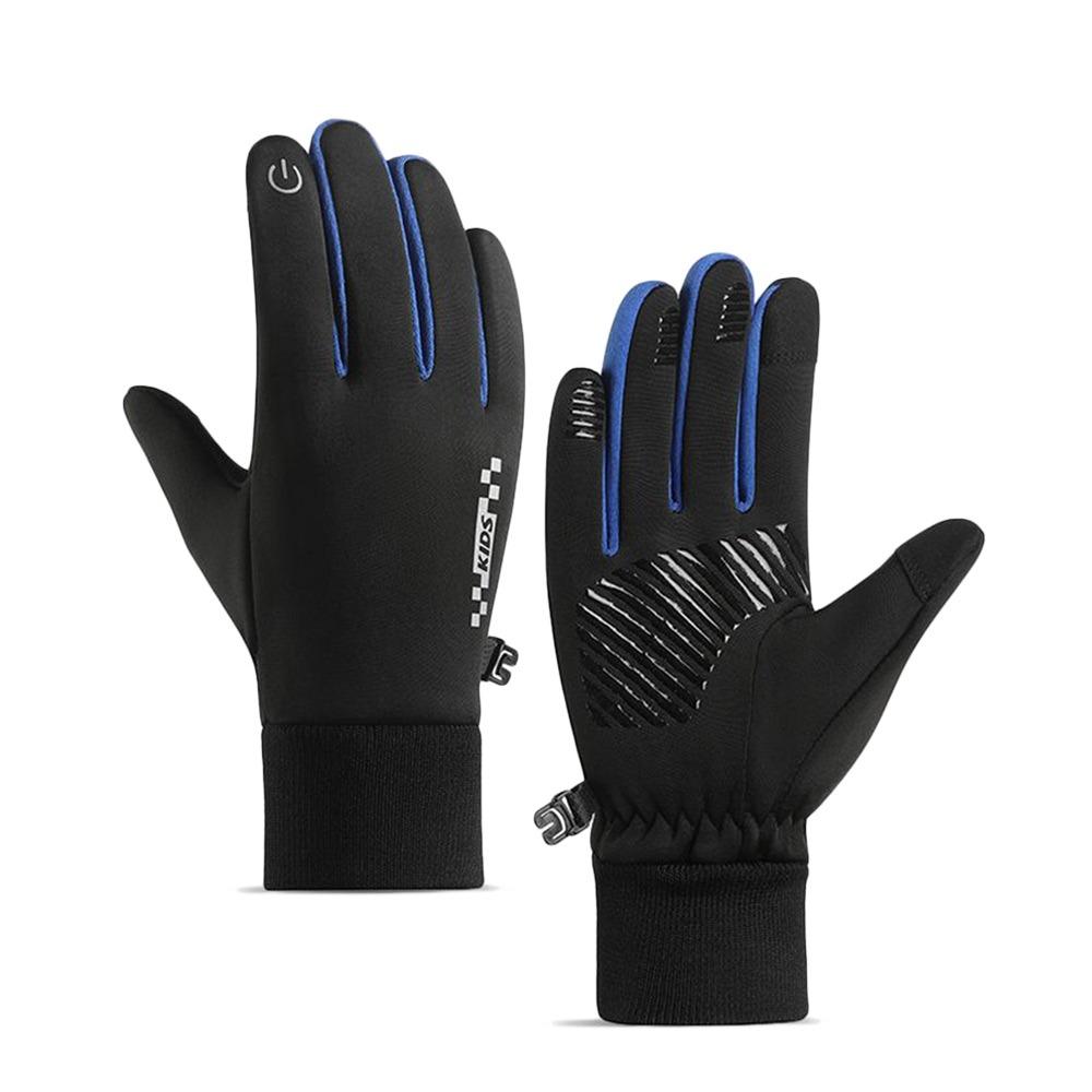 Non-slip Kids Winter Gloves Full-finger Children Bicycle Gloves for Boys Girls