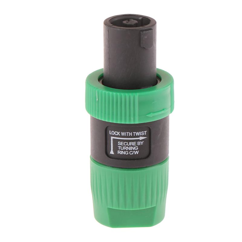 1Pcs Nl4Fc 4Pins Professional Speakon Male Plug Compatible Audio Speaker Audio Amplifier Cable Connector Professional Plug