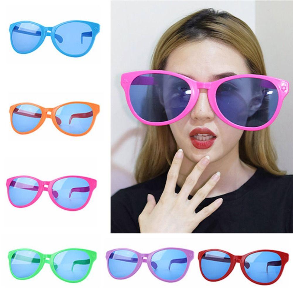 Vintage Party Decoration Supplies Masquerade Large Frame Glow Glasses Big Glasses Square Glasses Shades