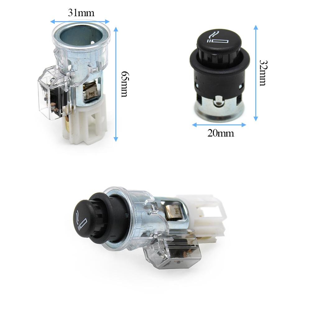 95B Car Central Console Cigarette Cigar Lighter Socket Plug For Porsche Macan 2014 2015 2016 2017 2018 2019 2020 95B857273