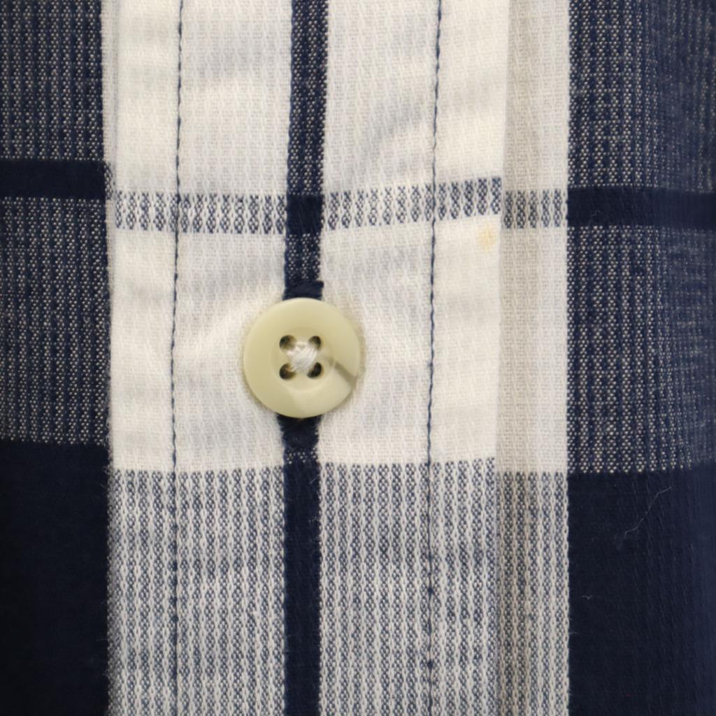 PENDLETON Рубашка с коротким рукавом на пуговицах в клетку S Темно-синий система Мужская Б/у