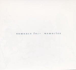 CD ROMANCE FOR Memories TCCN25027 Reveil 1996 Japan Rock Used