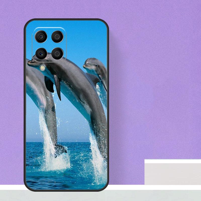 Animal Dolphin For Samsung Galaxy M12 M32 M52 M14 M34 M54 M21 M51 M31 M30s M20 M15 M55 M13 M33 M53 Case