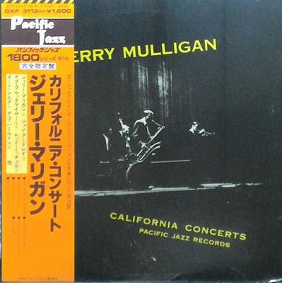Виниловая пластинка GERRY MULLIGAN California Concerts GXF3113M PACIFIC JAZZ 1978 Япония Джаз Б/у