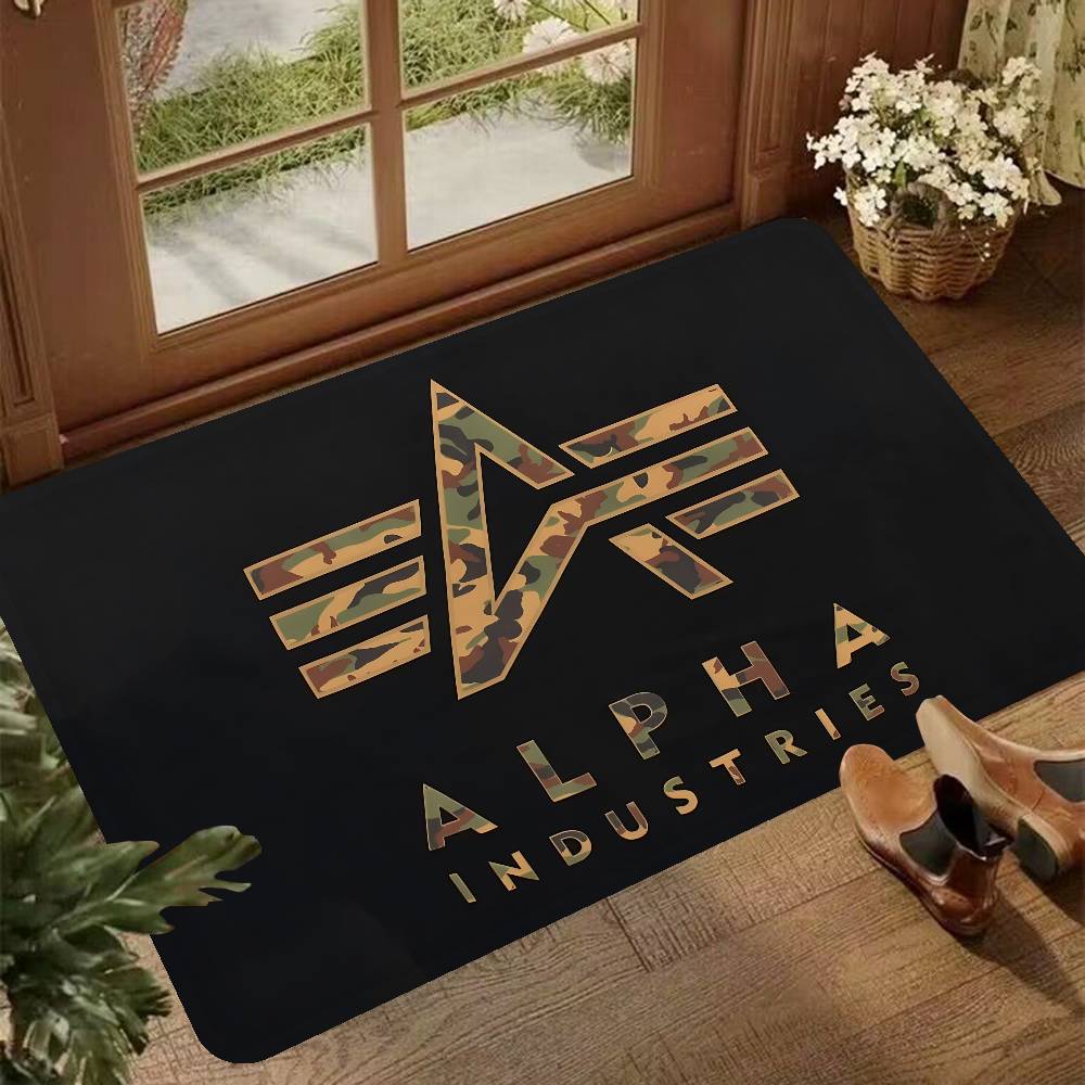 Alpha La Industries Коврик для ванной Комната детей Декор спальни Балкон Противоскользящий коврик для двери Гостиная Добро пожаловать ковер