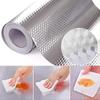 1 Roll Aluminum Foil Oil-proof Wallpaper High Temperature Cabinet Contact Paper  Home Kitchen