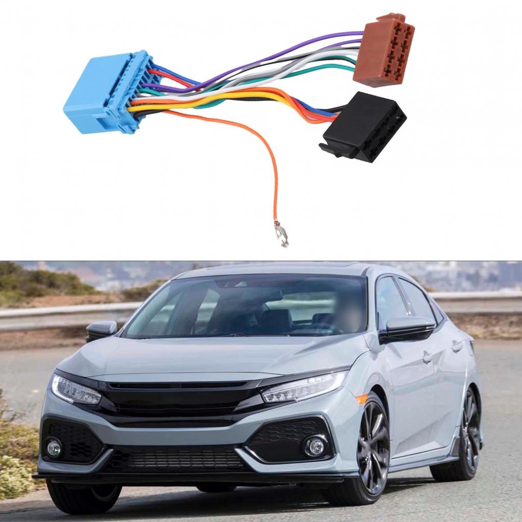 For Honda For Suzuki Car Radio Wiring Harness Adapter Cable ISO Connection