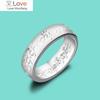 100% 925 Solid Silver Ring Women's Fashion Silver Bohemia Letter Design Charm Femal Body Jewelry Valentine's Day Gifts