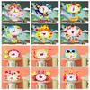 DIY Puzzle DIY Clock Toys Cartoon Clock Time Teaching Aid Cognition Clocks Toys  Baby DIY Toys