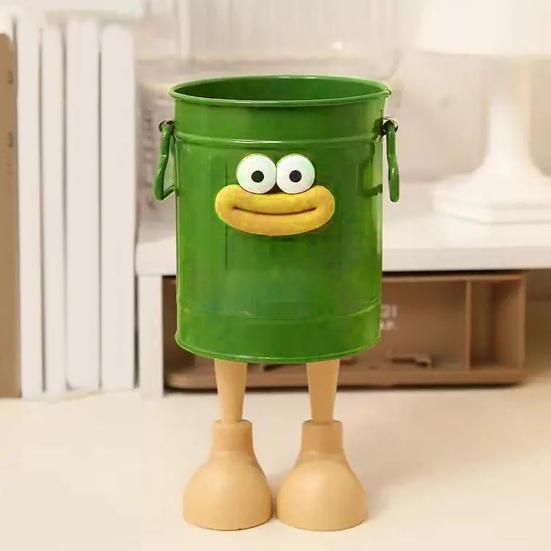 Инс Высокоценный Мультяшный Персональный Держатель для Ручек Студенческий Настольный Офисный Большая Вместимость Милый Простой Ретро Ведро для Хранения