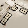 Bathroom Absorbent Soft Diatom Mud Floor Mat Bathroom Anti-slip Foot Mat Toilet Toilet Set Household Sink Mat