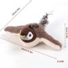 Игрушки для кошек Rocfish, Игрушки с кошачьей мятой для кошек, Интерактивная игрушка для кошек в виде хлопающей птицы для котят или маленьких собак, Чирикающая, Перезаряжаемая, Активируемая прикосновением