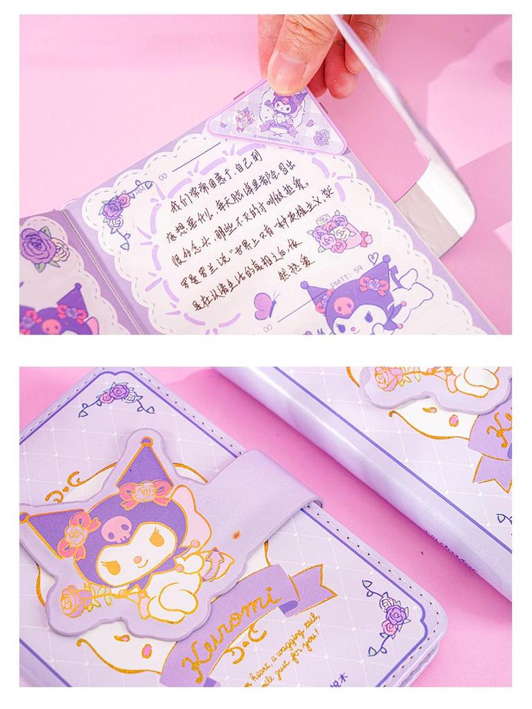 Подарочная коробка-планер Sanrio Kuromi: Элегантный магнитный блокнот для детского дня рождения (1 июня)