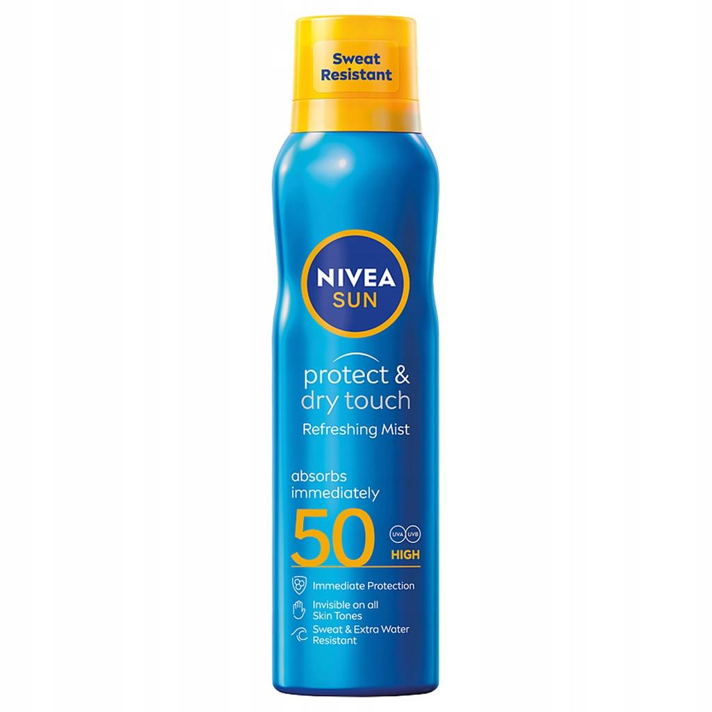 Nivea Sun Protect & Dry Touch Sunscreen Spray, Spf 50; 200