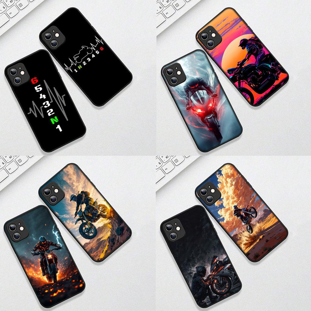 Motorcycle Motorbike 1N23456 for Motorola Moto G86 G57 G67 G54 G24 G15 Power G13 G14 G34 G35 G45 G60 G53 G55 G64 G75 G72 Case