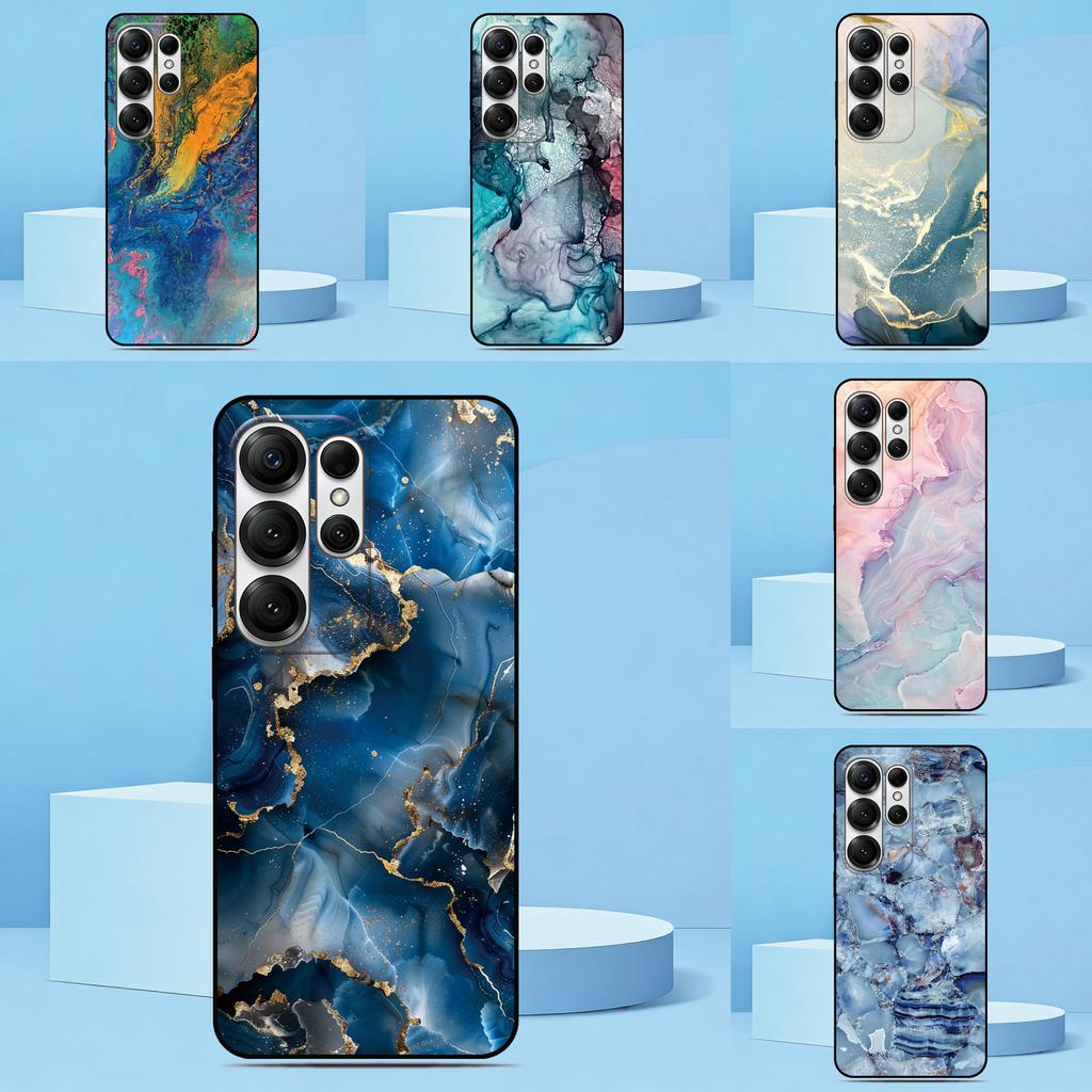 Marble Texture Phone Case For OPPO A6T A6x A6 A5 Pro 5G A5x A3 A3X A17 A17K 4G A78 A58 A54 A76 A57 A57s A2x Custom Photo Cover