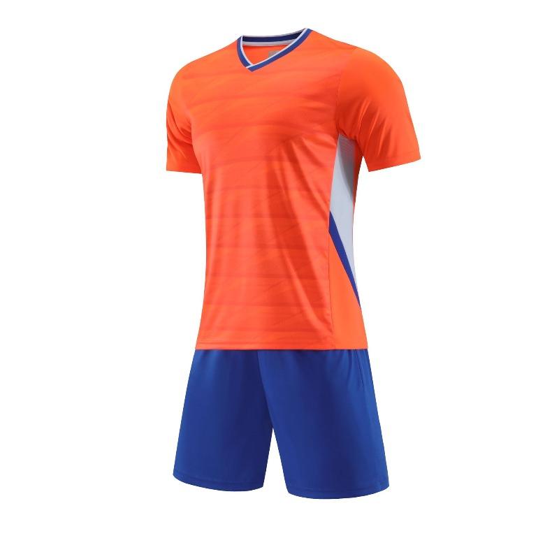 High-Quality Adult Children'S Football Jersey Set Breathable Sweat-Absorbing Quick-Drying Football Jersey Game Training Football Jersey