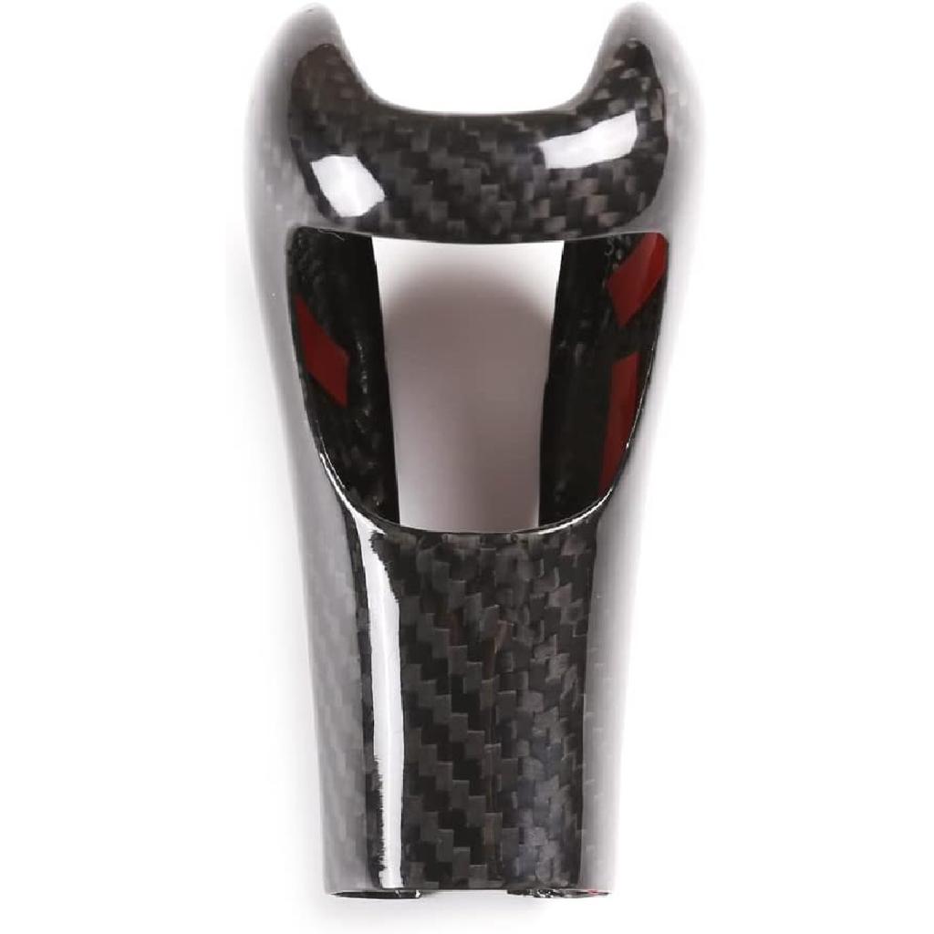 Real Carbon Fiber Source Manufacturer Automotive Interior Accessories Center Console Gear Shift Knob Decorative Protective Cover for Porsche