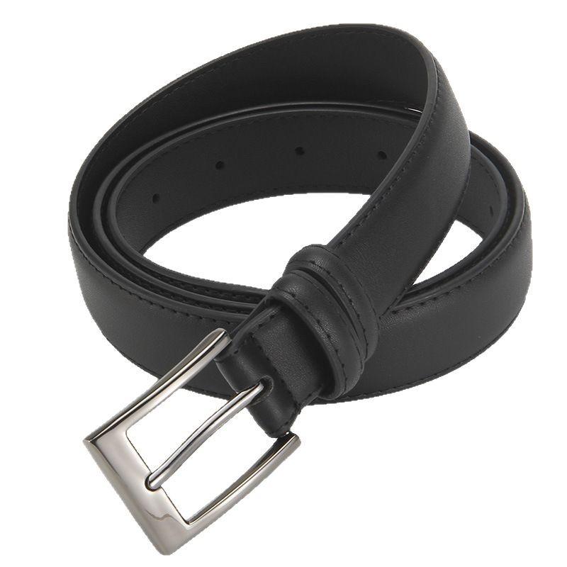 Женский ремень из натуральной кожи, ремень из коровьей кожи, женский универсальный декоративный ремень, деловой, повседневный, простой, модный ремень