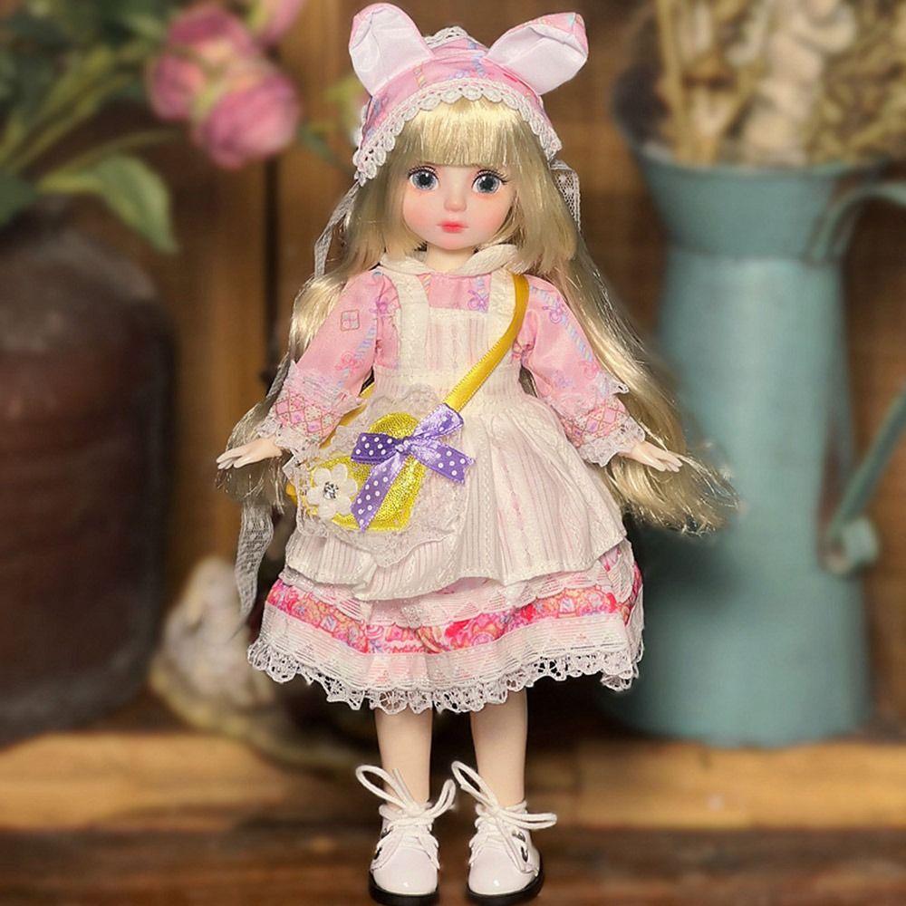 С одеждой обувью BJD кукла с париком макияж DIY игрушки милый лучший подарок для девочек дети