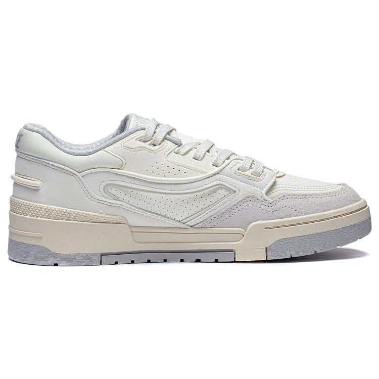 Li Ning 001 BTC Trendy Fashion Slip Resistant Durable Low Top Skate Shoes Men Skate Shoes Off-White AGCT007-2