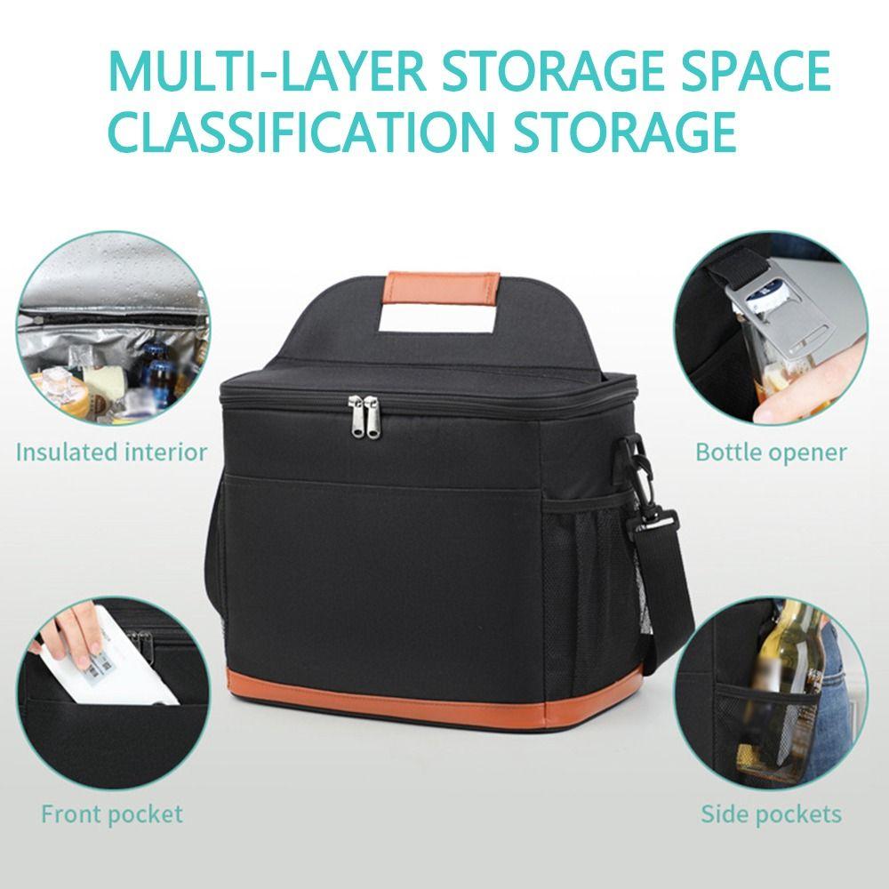 Large Capacity Ice Fridge Bag Thickened Lunch Food Thermal Box Insulated Cooler Bags Office Worker